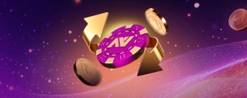 Casino Chip und Münzen als Bonusmotiv