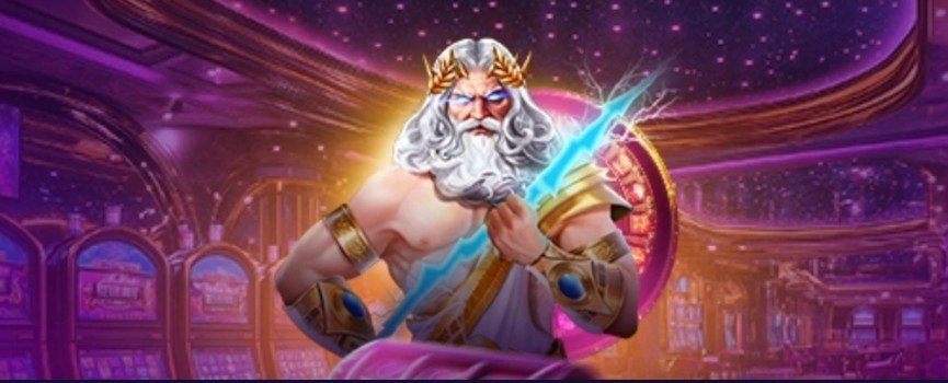 Zeus Willkommensmotiv im Casino